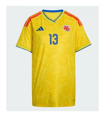 Colombia Yerry Mina #13 Hjemmebanetrøje Dame VM 2026 Kortærmet